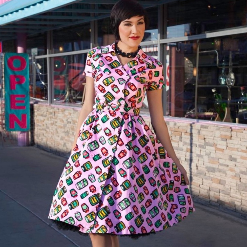 NWT Rare! Tatyana My Jam Pink Dress L *professionally hemmed